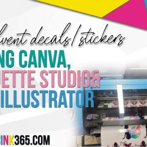 Setting up Stickers |From Canva to Silhouette Studio to Roland BN 20