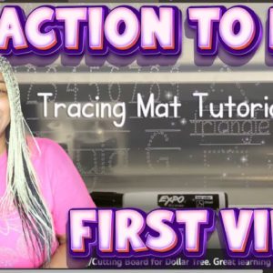 REACTION TO MY FIRST YOUTUBE VIDEO | TRACING MAT WITH CRICUT AND DOLLAR TREE CHOPPING MATS