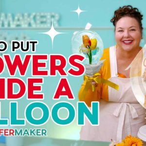 How to Put Flowers Inside a Balloon: Hand Held or HUGE Flower Balloon Bouquet Tutorial