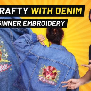 How to Embroider a Denim Jacket Like a ROCKSTAR