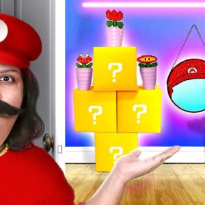 Super Mario Room Makeover 😍🤩 DIY Crafts for Perfect Mario Bedroom