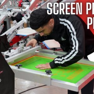 SCREEN PRINTING T Shirts From Start To Finish!