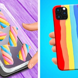 Cool And Easy DIY Phone Cases Ideas 🌈😍 Rainbow Crafts You Can Make At Home