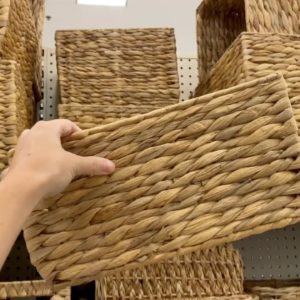 The hottest new DIY trend using Target wicker baskets!