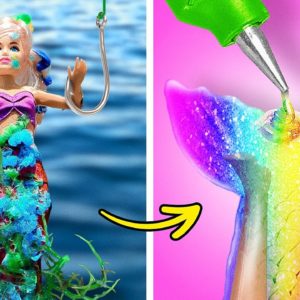 Amazing Mermaid Doll Crafts 😍🧜‍♀️ Cool Barbie DIYs To Boost Your Creativity