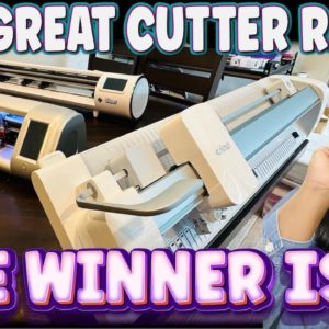 WHICH CRAFT CUTTER IS FASTER? CRICUT VENTURE, SISER ROMEO OR STARCRAFT SOLOS | BLING DESIGN TEST