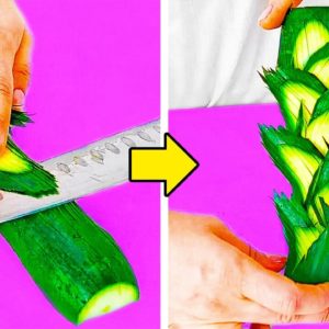 How To Peel And Cut Fruits And Vegetables 🔪🥕 Smart Food Hacks And Kitchen Gadgets