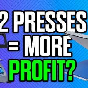 How Much More Can You Print With 2 Heat Presses?!