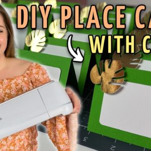 How to Make DIY Place Cards with Cricut Maker Tutorial