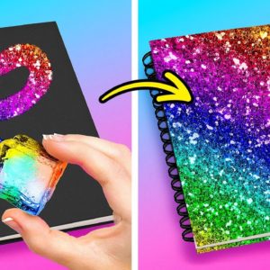 Secret School Hacks And Rainbow School Crafts 🤩🌈😍