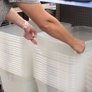 The GENIUS reason people are buying Walmart storage bins