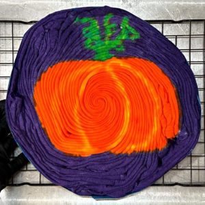 Tie Dye - Hidden Art FUN Halloween Spiral T-Shirts - PUMPKIN!