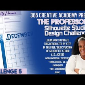 How to Make your Own Custom Calendars and Planner Pages in Silhouette Studio