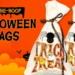 DIY Embroidered Trick-or-Treat Bags That Are Scary Good