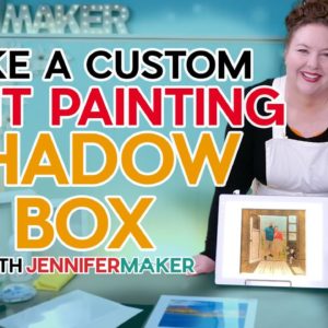 How To Make A Light Painting Shadow Box Picture Frame For Your Photos!