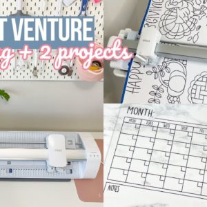 EVERYTHING YOU NEED TO KNOW ABOUT THE NEW CRICUT VENTURE | UNBOX WITH ME + 2 PROJECTS & MY THOUGHTS