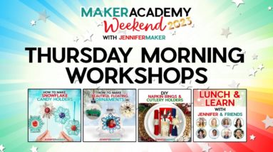 Maker Academy Weekend 2023: Thursday Morning Workshops