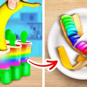 Rainbow Food Hacks And DIY Kitchen Tricks🌈 🥐🧑‍🍳