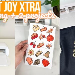 NEW CRICUT JOY XTRA EVERYTHING YOU NEED TO KNOW ABOUT THE MACHINE | UNBOX & SETUP + 2 PROJECTS