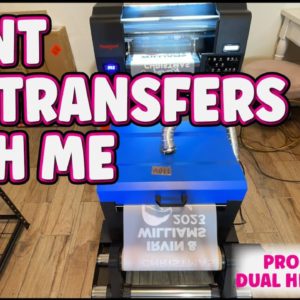 DTF DUAL HEAD PRINTER UPDATE | PROCOLORED DIRECT TO FILM | HOW TO PRINT DTF TRANSFERS