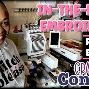 Crafts and Convos | In-the-Hoop Embroidery project with Ricoma EM1010 or Single Needle Machine