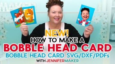 How To Make Bobble Head Cards | Customize With A Photo!