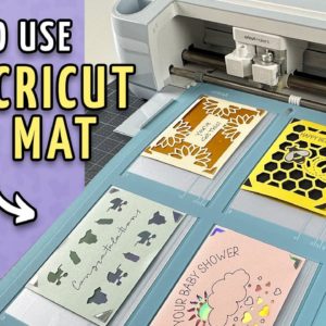 How to Use the 2x2 Cricut Card Mat for Cricut Explore & Cricut Maker