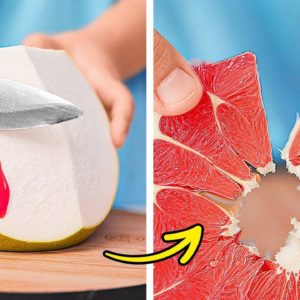 How To Peel Fruits And Vegetables In Seconds🥦🍍🍅