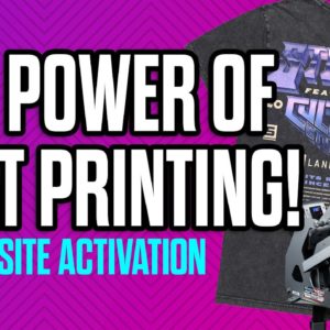 The Power Of Heat Printing: On-Site T-Shirt Printing at Printing United Expo