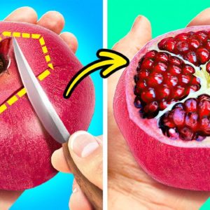 Easy & Fun Ways To Peel And Cut Fruits And Vegetables 🍉🧅