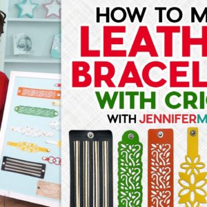 How To Make Leather Bracelets With Cricut | Cut Faux Leather | Add Snaps For Perfect Fit