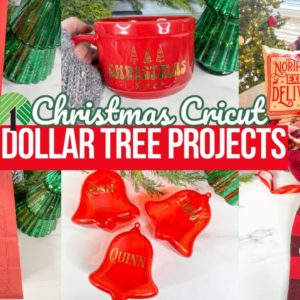 CHRISTMAS DOLLAR TREE CRICUT PROJECTS + DIY GIFT IDEAS ON A BUDGET 2023