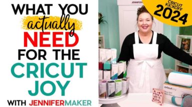 Cricut Joy: What Do You Need (And What Can You Skip) - Cricut Kickoff Day #2