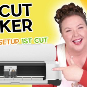 Cricut Maker for Beginners: Unbox, Setup, & First Cut! (CRICUT KICKOFF Day #1)