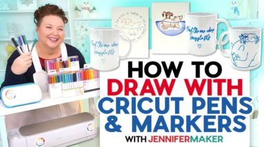 How To Draw With Cricut Pens And Markers | Make Cards, Posters, Mugs!