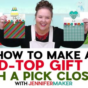 How To Make A Fold-Top Gift Bag With A Pick Closure