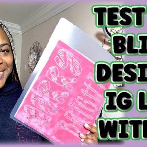 How To Make a Rhinestone Shirt | Live | Test New Bling Design