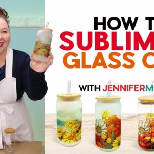 How To Sublimate Beer Can Glasses | Clear or Frosted?