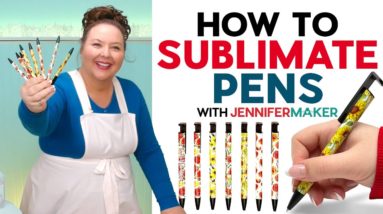 How to Sublimate Pens In An Air Fryer | Custom Design Spots!