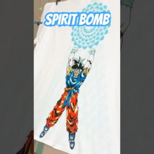 Tie Dye / Dye Painting | GOKU #art #tiedye #painting #youtubeshorts #shorts #goku