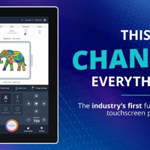 Ricoma's First & Only Fully Responsive 10.1” Touchscreen Panel