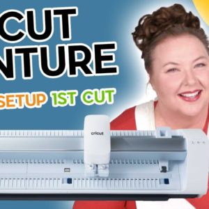 Cricut Venture for Beginners: Unbox, Setup, & First Cut! (CRICUT KICKOFF Day #1)