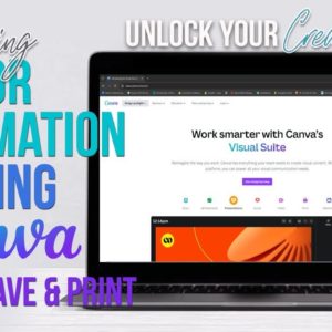 Using Canva for Sublimation how to Size Save and Print