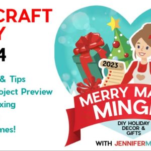 Merry Maker Mingle Live Craft Party - Craft 'Til Christmas with JenniferMaker