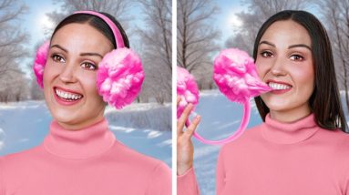 Candy Sneaking Hacks You Didn't Know 🍫🍭👀 Amazing Winter Tricks