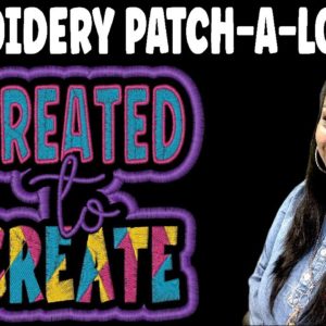 Embroidery Patches | LIVE with Ricoma EM1010 and Brother SE600 | HTV Patches?