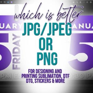 Designing for Beginners Ep 1: File type which is better |SVG PNG or JPEG