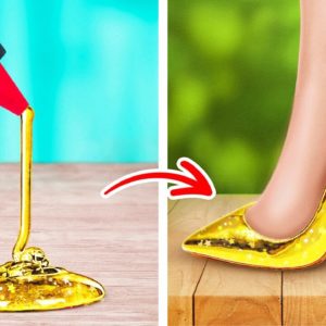 Easy DIY Feet Hacks 🔥 🌟Golden Up Your Feet