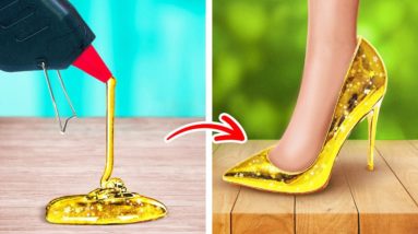 Easy DIY Feet Hacks 🔥 🌟Golden Up Your Feet