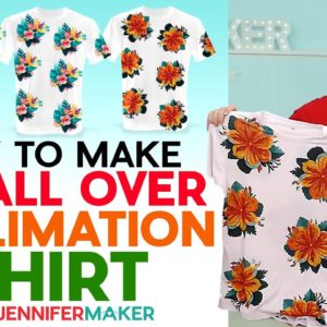 How To Make An All Over Sublimation Shirt: Decorate Front, Back, Sleeves, And Seams!